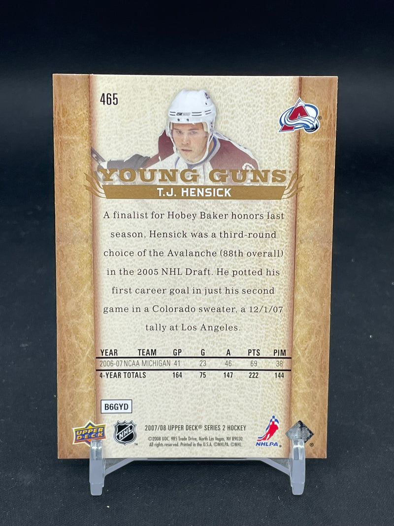 2007 UPPER DECK SERIES TWO - YOUNG GUNS - T. HENSICK -