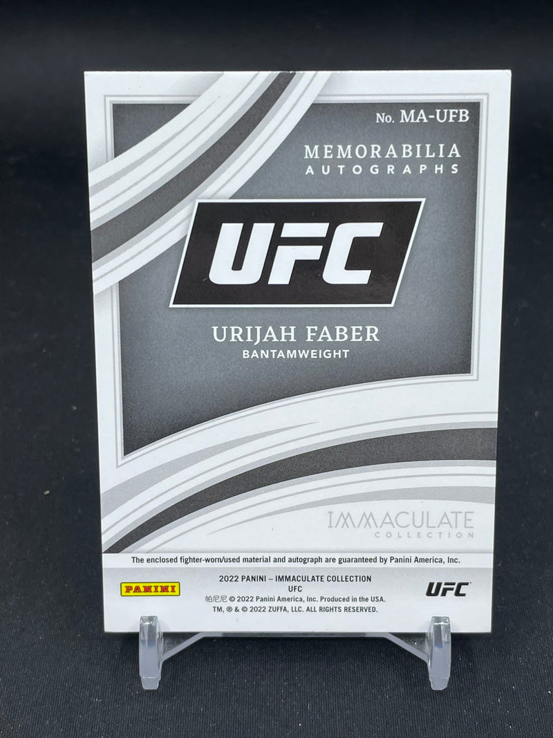 2022 PANINI IMMACULATE - MEMORABILIA AUTOGRAPHS - U. FABER - #MA-UFB - #'D/99 - RELIC - AUTOGRAPH