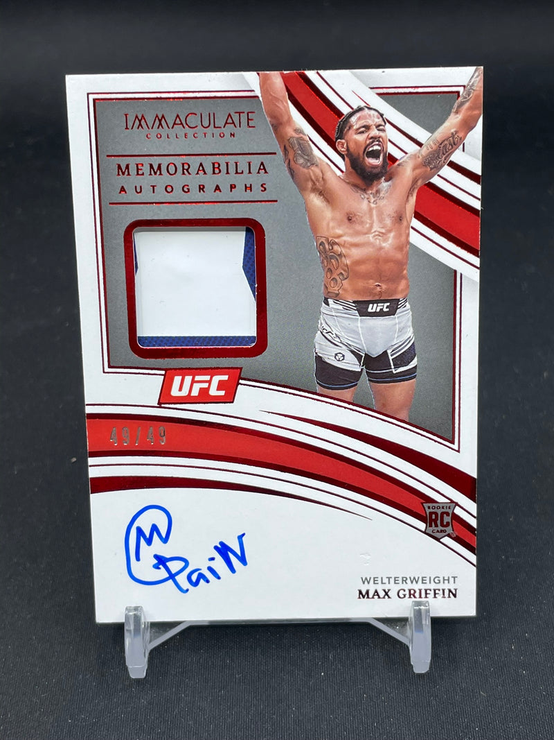 2022 PANINI IMMACULATE - RED - MEMORABILIA AUTOGRAPHS - M. GRIFFIN - #108 - #'D/49 - RELIC - AUTOGRAPH - RC