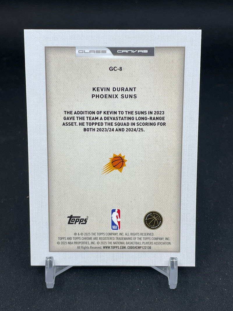 2025 TOPPS CHROME - GLASS CANVAS - K. DURANT -