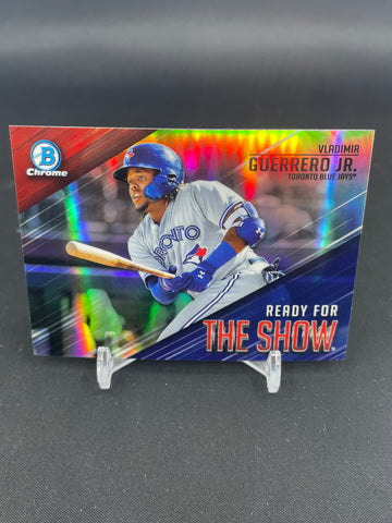 2019 TOPPS BOWMAN CHROME - READY FOR THE SHOW - V. GUERRERO JR. - #RFTS-1