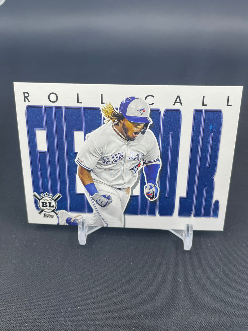2020 TOPPS BIG LEAGUE - ROLL CALL - V. GUERRERO JR. -