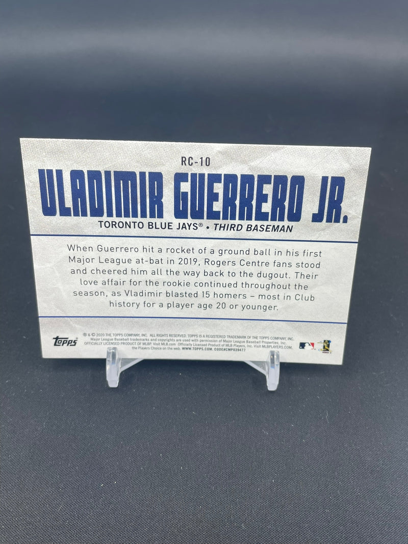 2020 TOPPS BIG LEAGUE - ROLL CALL - V. GUERRERO JR. -