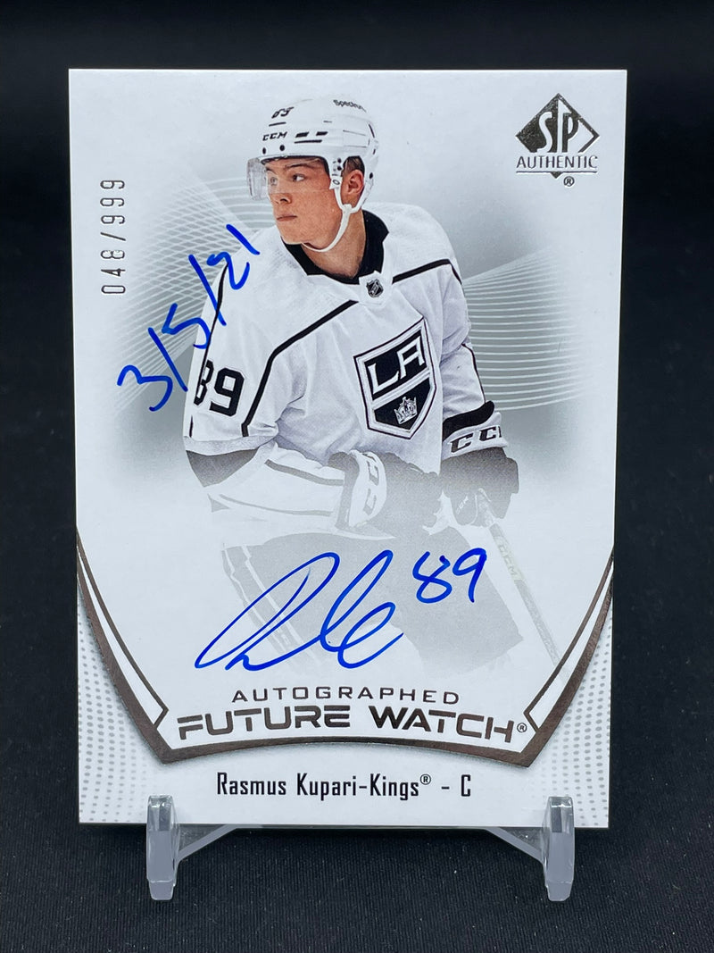2021 UPPER DECK SP AUTHENTIC - INSCRIBED FUTURE WATCH AUTO - R. KUPARI - #130 - #'D/999 - AUTOGRAPH - RC