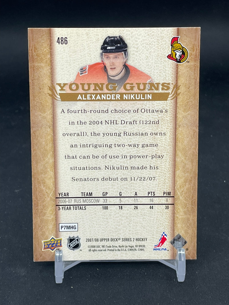 2007 UPPER DECK SERIES TWO - YOUNG GUNS - A. NIKULIN -