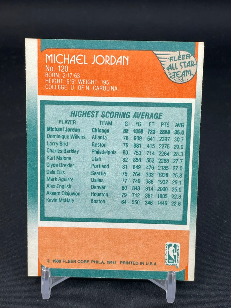 1988 FLEER - ALL-STAR TEAM - M. JORDAN -