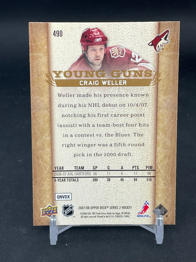 2007 UPPER DECK SERIES TWO - YOUNG GUNS - C. WELLER -