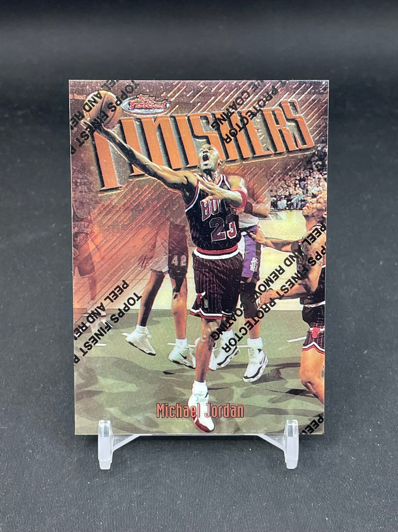 1996 TOPPS FINEST - FINISHERS - M. JORDAN -