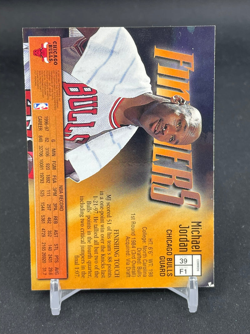 1996 TOPPS FINEST - FINISHERS - M. JORDAN -