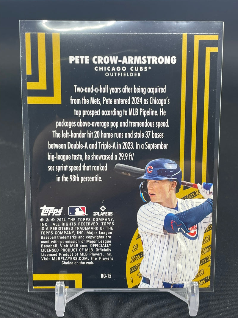 2024 TOPPS UPDATE - TOPPS BLACK GOLD - P. CROW-ARMSTRONG -