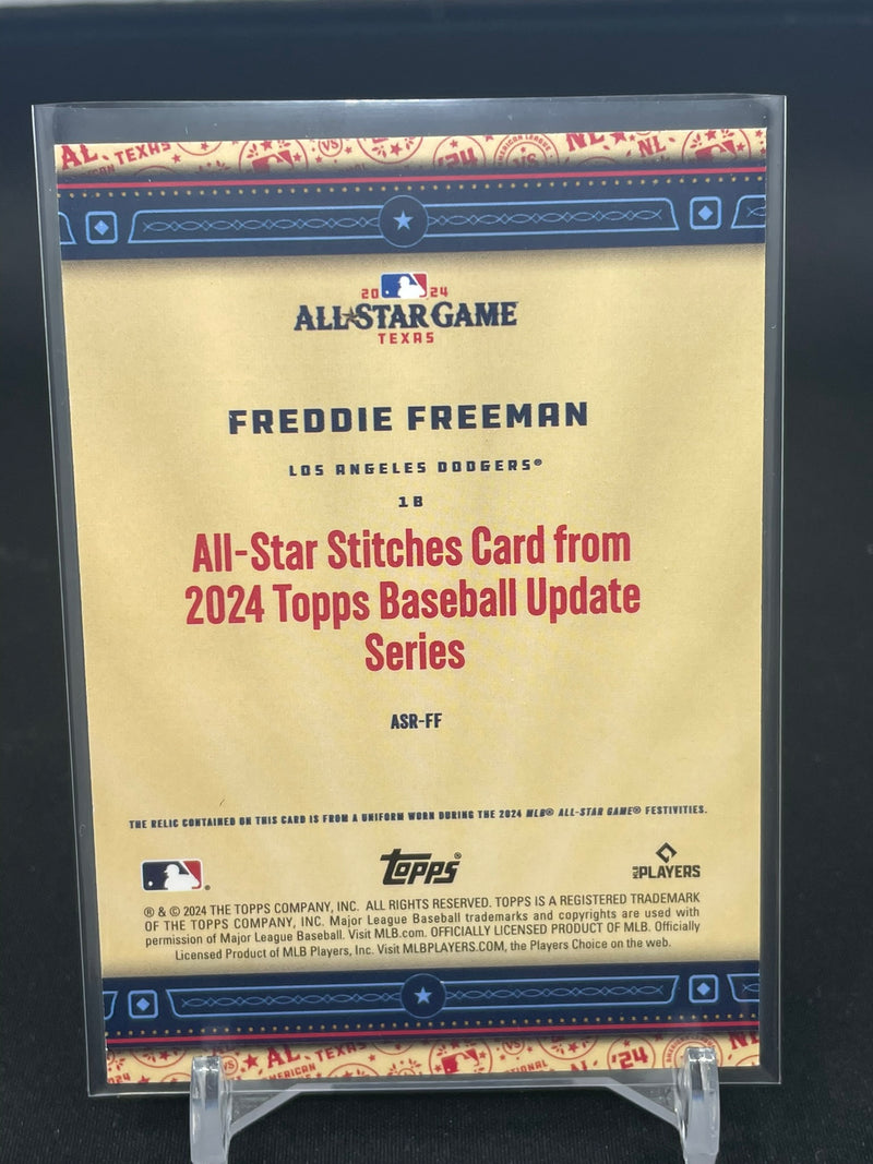 2024 TOPPS UPDATE - ALL-STAR STITCHES - F. FREEMAN -