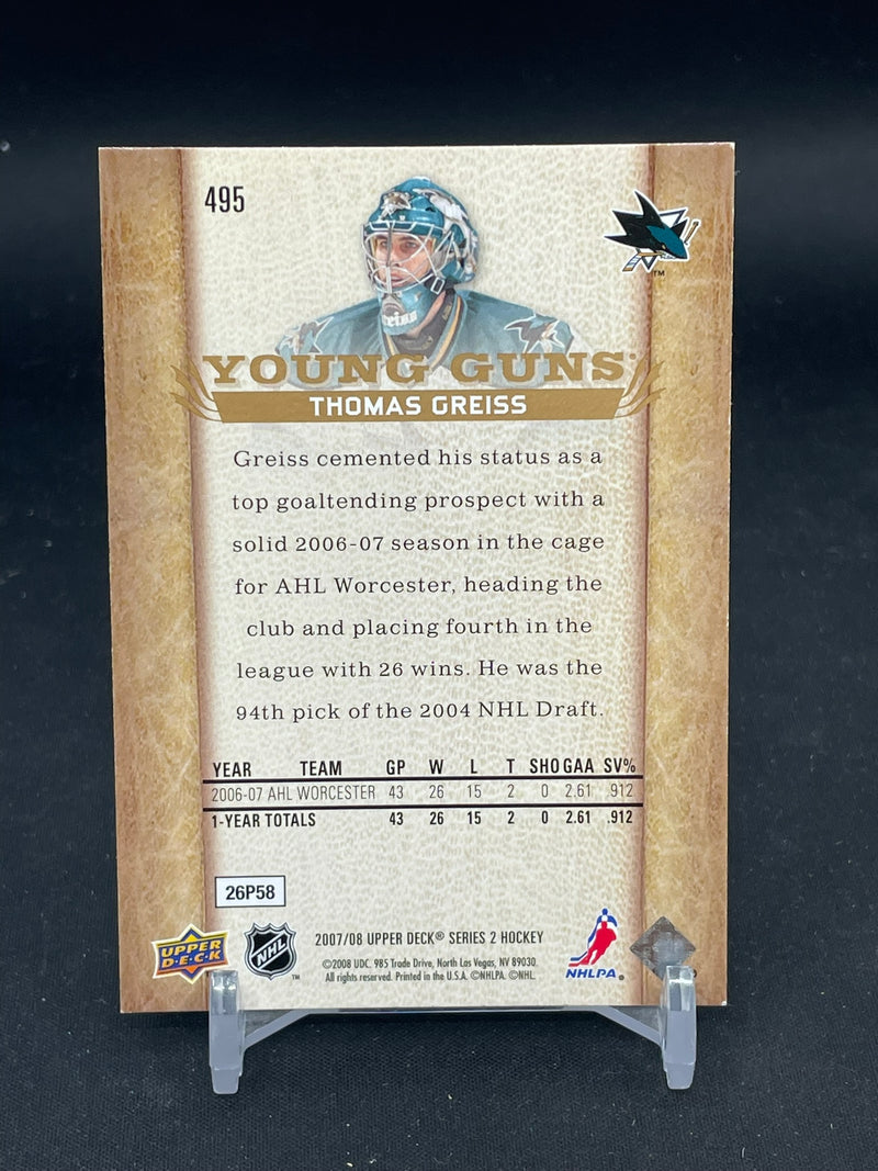 2007 UPPER DECK SERIES TWO - YOUNG GUNS - T. GREISS -