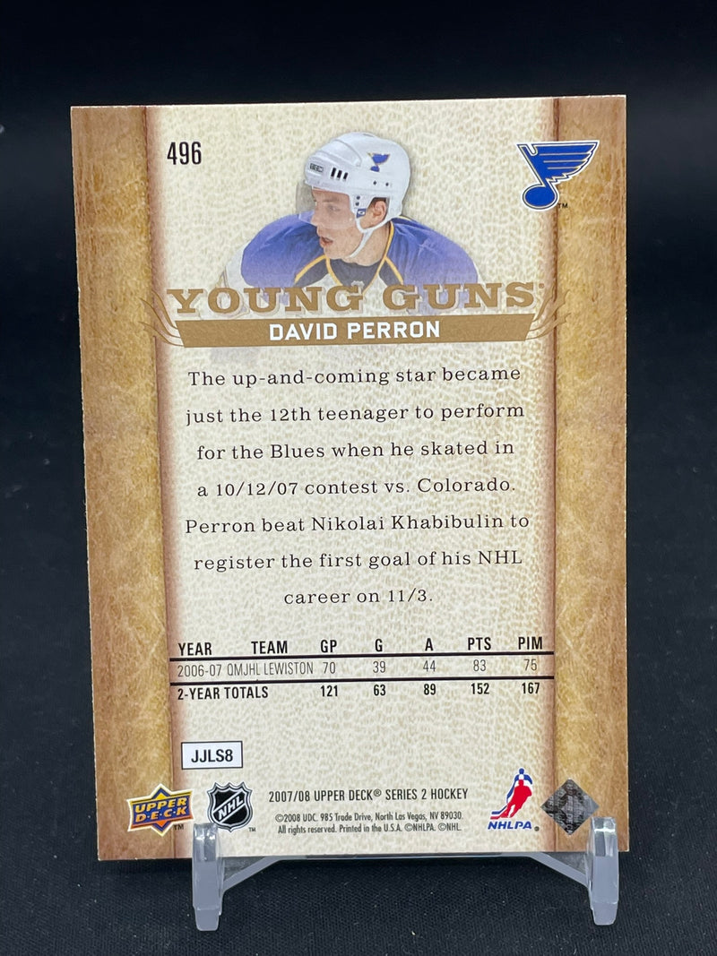 2007 UPPER DECK SERIES TWO - YOUNG GUNS - D. PERRON -