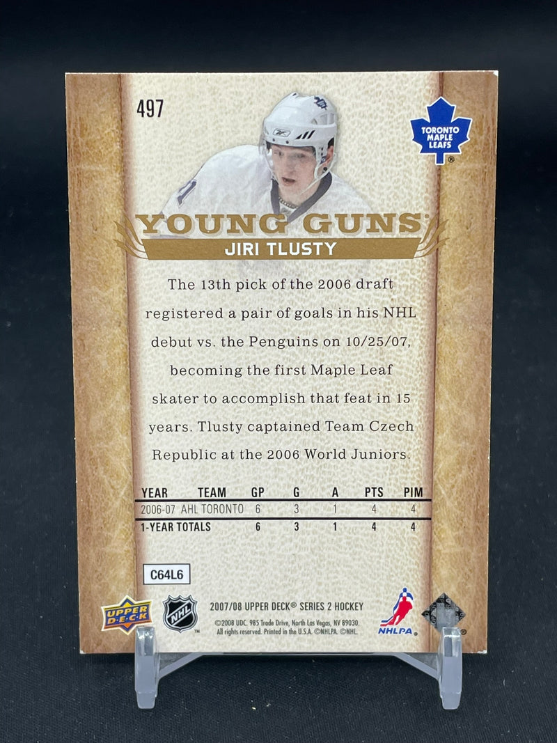 2007 UPPER DECK SERIES TWO - YOUNG GUNS - J. TLUSTY -