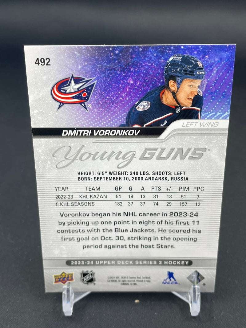 2023 UPPER DECK SERIES TWO - YOUNG GUNS - D. VORONKOV -