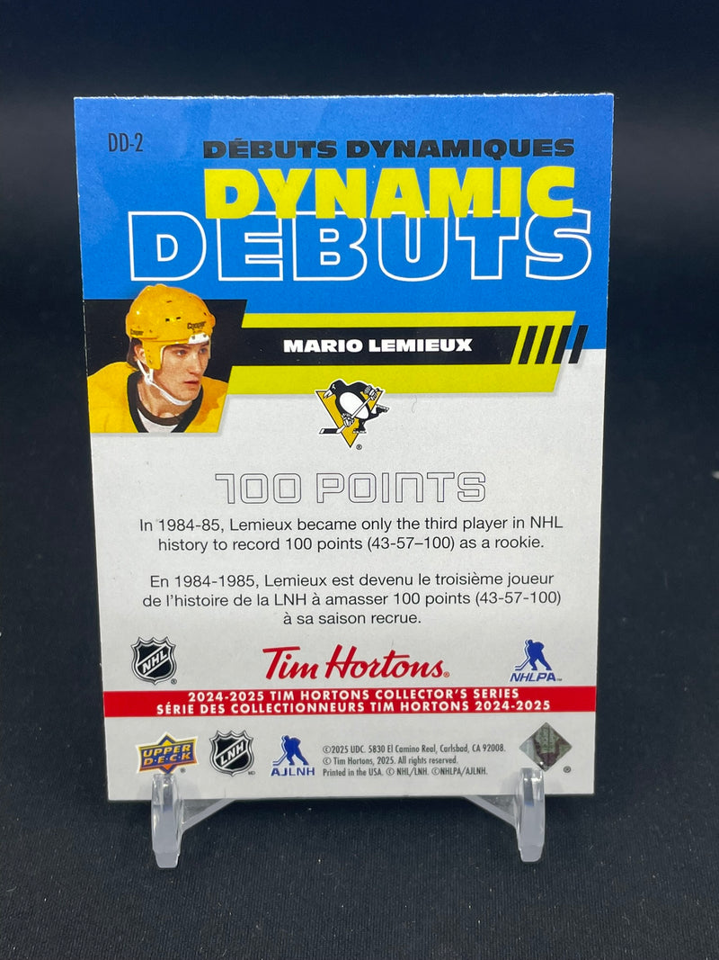 2024 UPPER DECK TIM HORTONS RETROSPECTIVE ROOKIES - DYNAMIC DEBUTS - M. LEMIEUX -