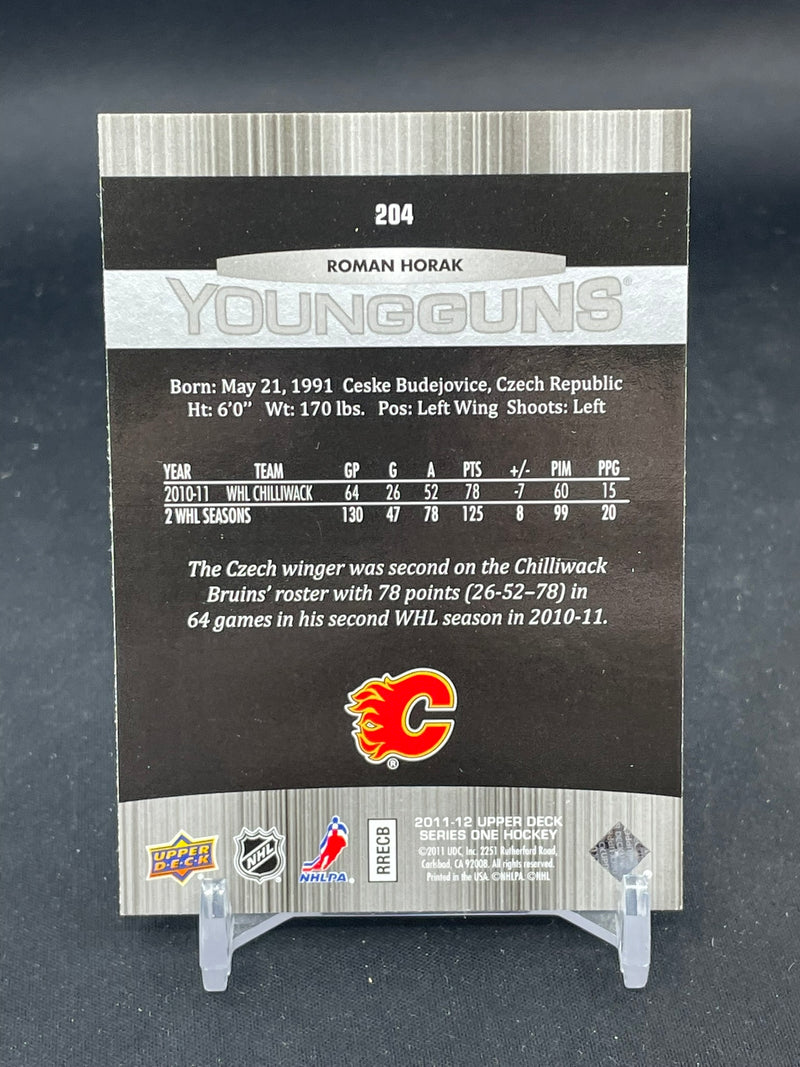 2011 UPPER DECK SERIES ONE - YOUNG GUNS - R. HORAK -