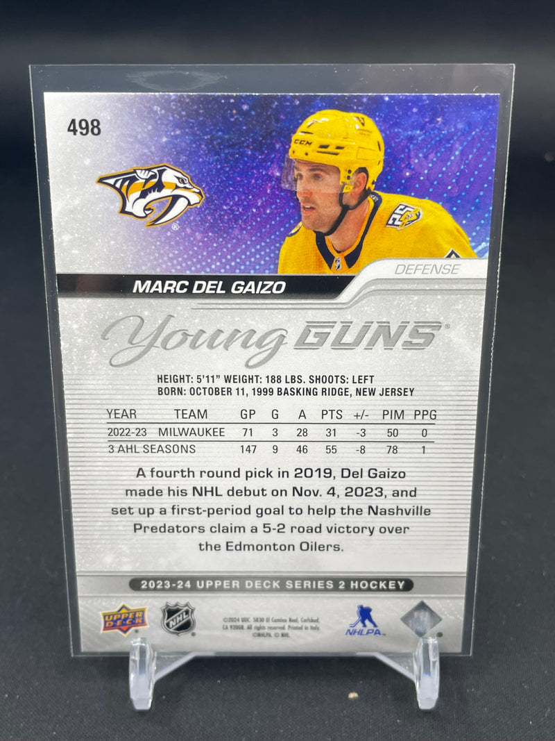 2023 UPPER DECK SERIES TWO - YOUNG GUNS - M. DEL GAIZO -