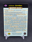1995 UPPER DECK COLLECTOR'S CHOICE - YOU CRASH THE GAME - GOLD SET - FEB. 22 - M. JORDAN -