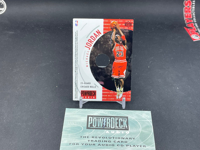 1998 UPPER DECK POWERDECK AUDIO - M. JORDAN - RED JERSEY