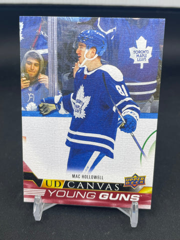 2022 UPPER DECK EXTENDED SERIES - UD CANVAS - YOUNG GUNS - M. HOLLOWELL - #C374 - RC
