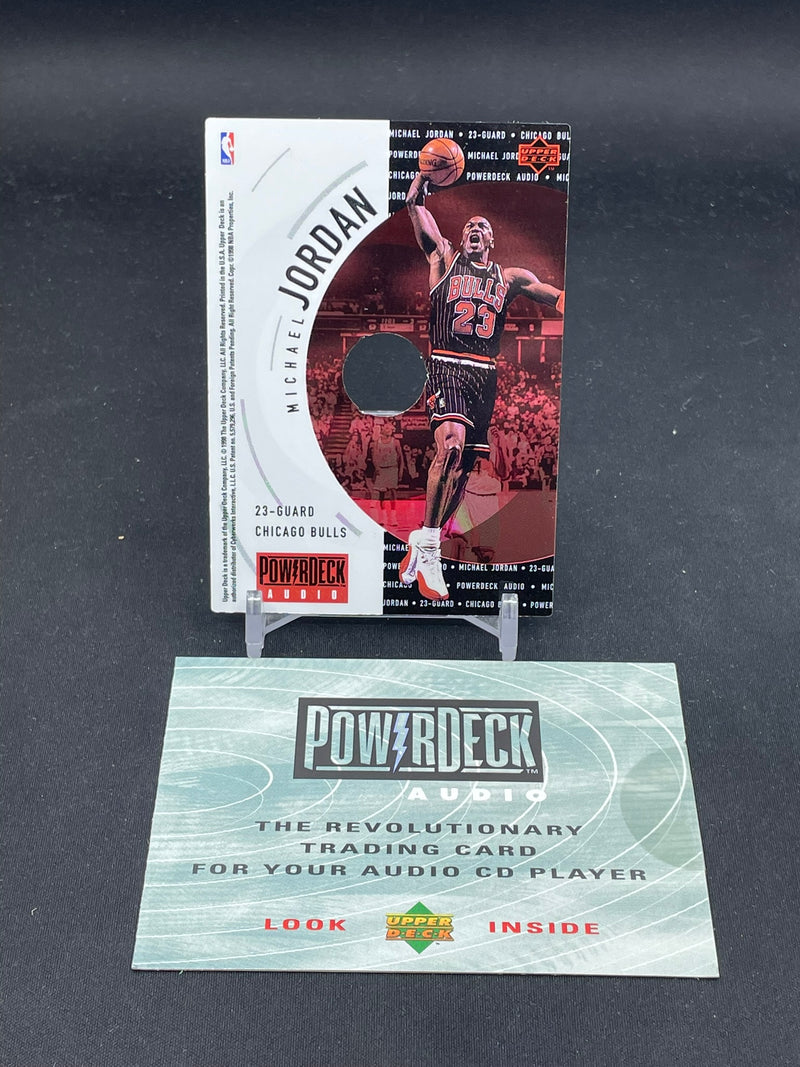 1998 UPPER DECK POWERDECK AUDIO - M. JORDAN - BLACK JERSEY