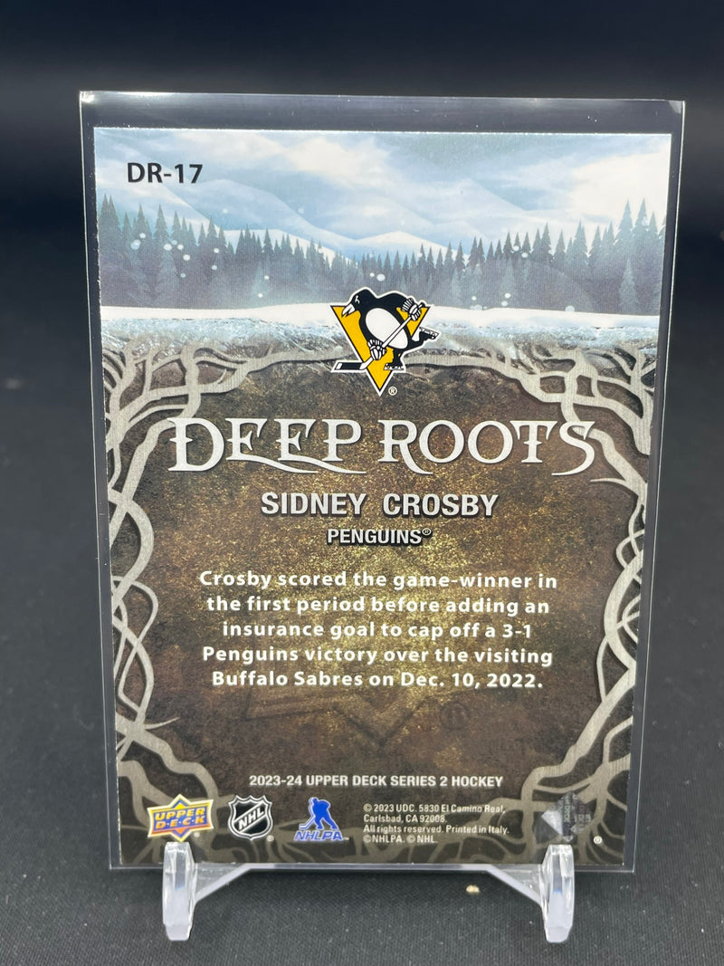 2023 UPPER DECK SERIES TWO - PURPLE - DEEP ROOTS - S. CROSBY -