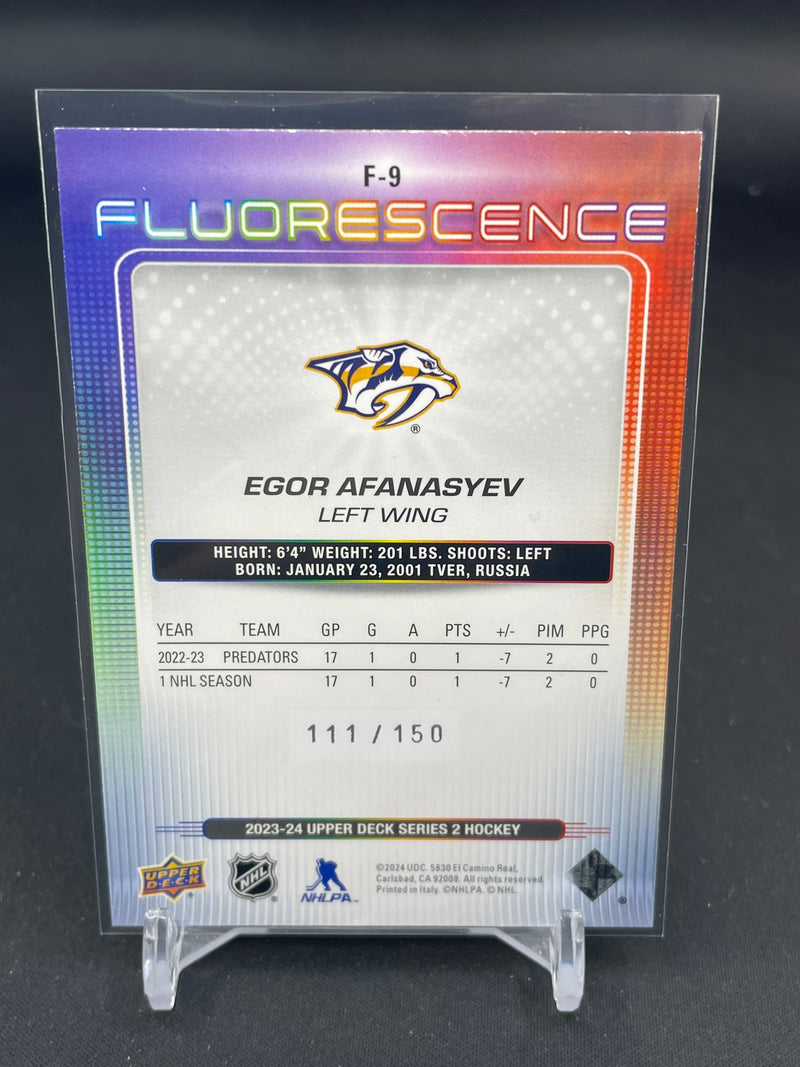 2023 UPPER DECK SERIES TWO - FLUORESCENCE GOLD - E. ANFANSYEV - #F-9 - #'D/150