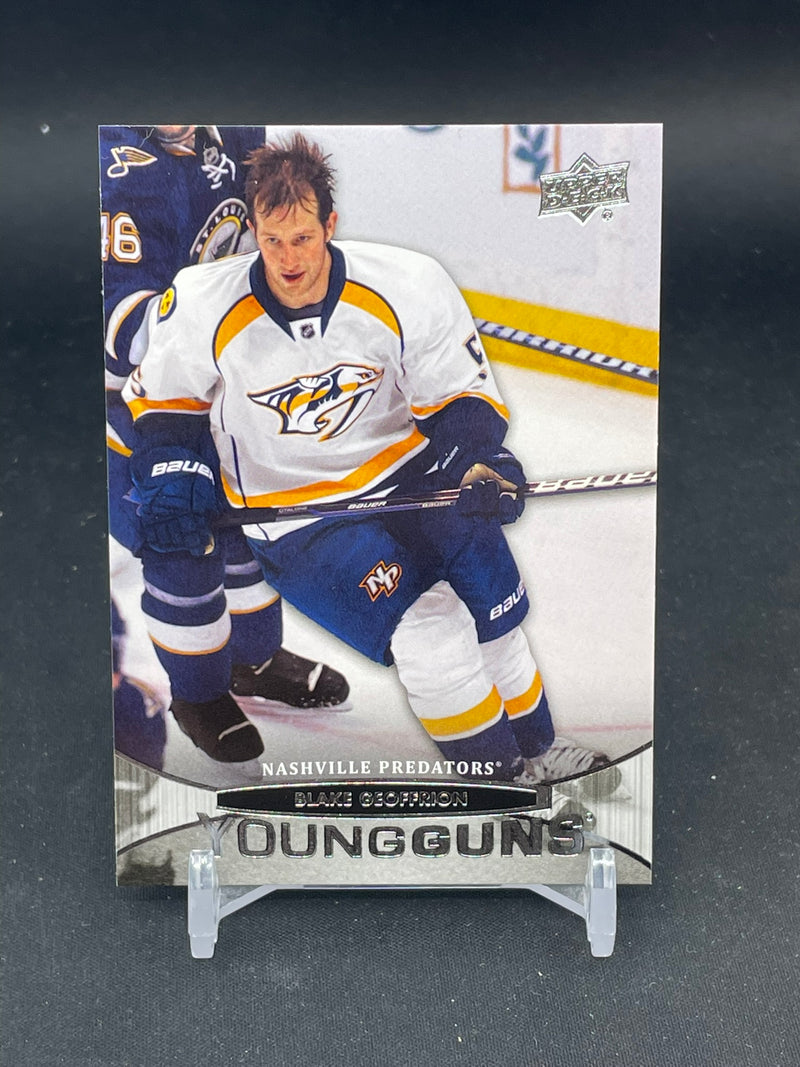 2011 UPPER DECK SERIES ONE - YOUNG GUNS - B. GEOFFRION -