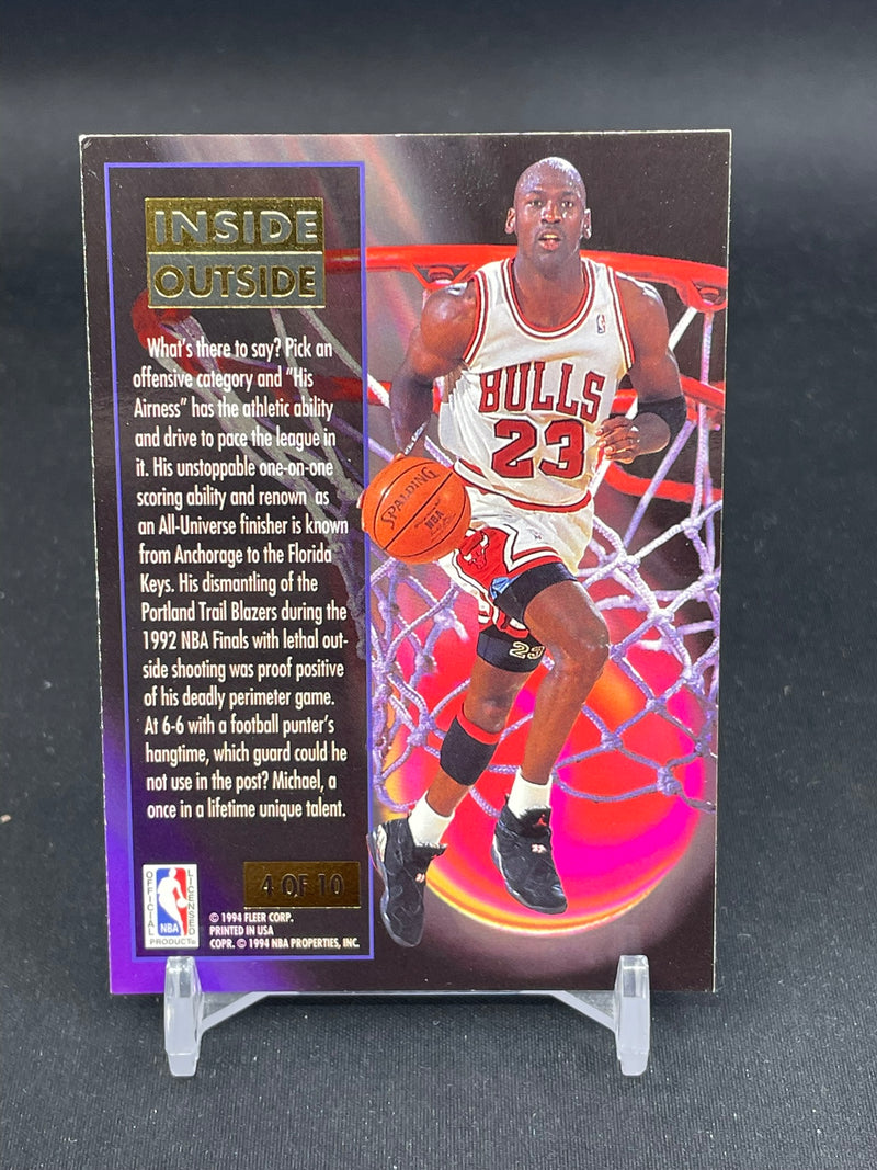 1993 FLEER ULTRA - INSIDE OUTSIDE - M. JORDAN -