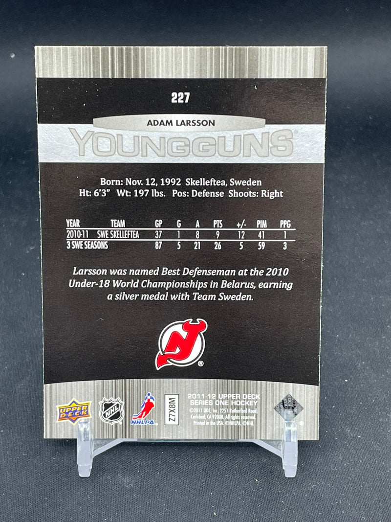 2011 UPPER DECK SERIES ONE - YOUNG GUNS - A. LARSSON -