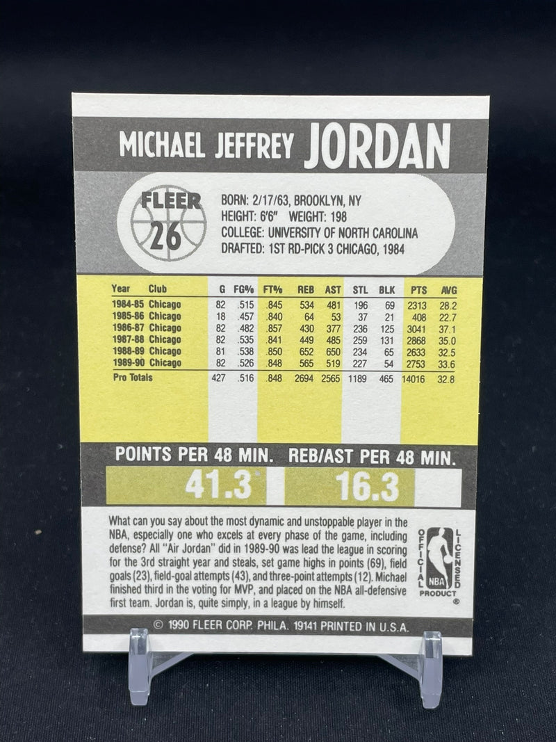 1990 FLEER - M. JORDAN -