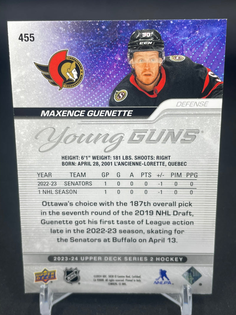 2023 UPPER DECK SERIES TWO - YOUNG GUNS - M. GUENETTE -