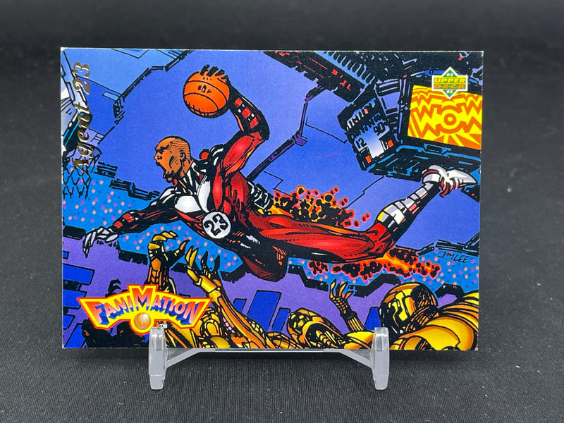 1992 UPPER DECK - FANIMATION - AGENT 23 - M. JORDAN -