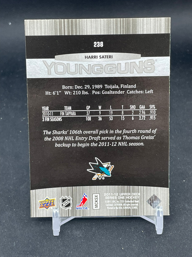 2011 UPPER DECK SERIES ONE - YOUNG GUNS - H. SATERI -