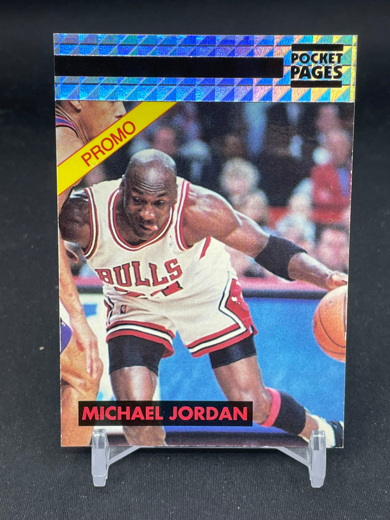 1993 POCKET PAGES - PROMO CARD - M. JORDAN -