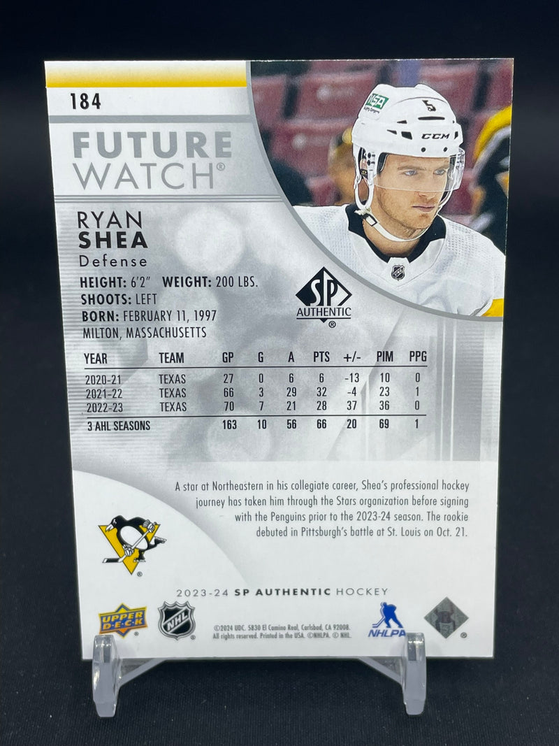 2023 UPPER DECK SP AUTHENTIC - FUTURE WATCH - R. SHEA - #184 - #'D/999 - RC