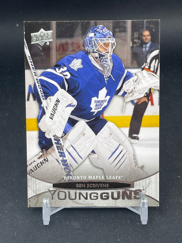 2011 UPPER DECK SERIES ONE - YOUNG GUNS - B. SCRIVENS - #244 - RC