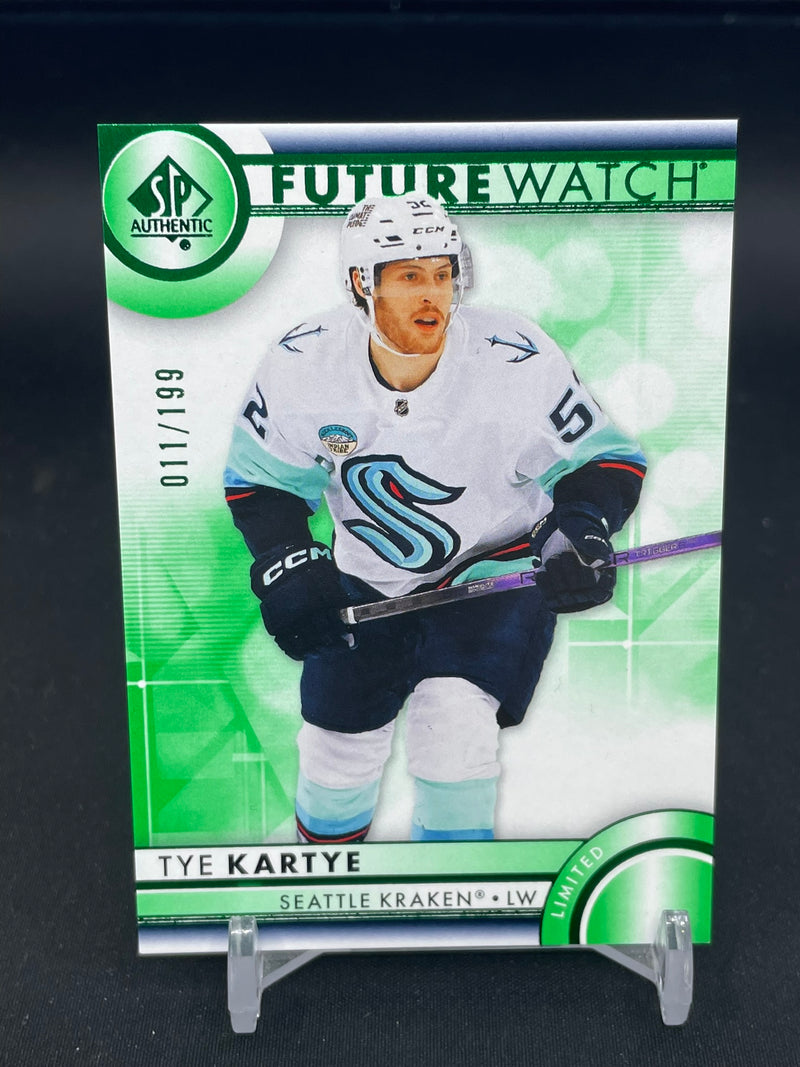 2023 UPPER DECK SP AUTHENTIC - GREEN FUTURE WATCH - T. KARTYE - #127 - #'D/199 - RC