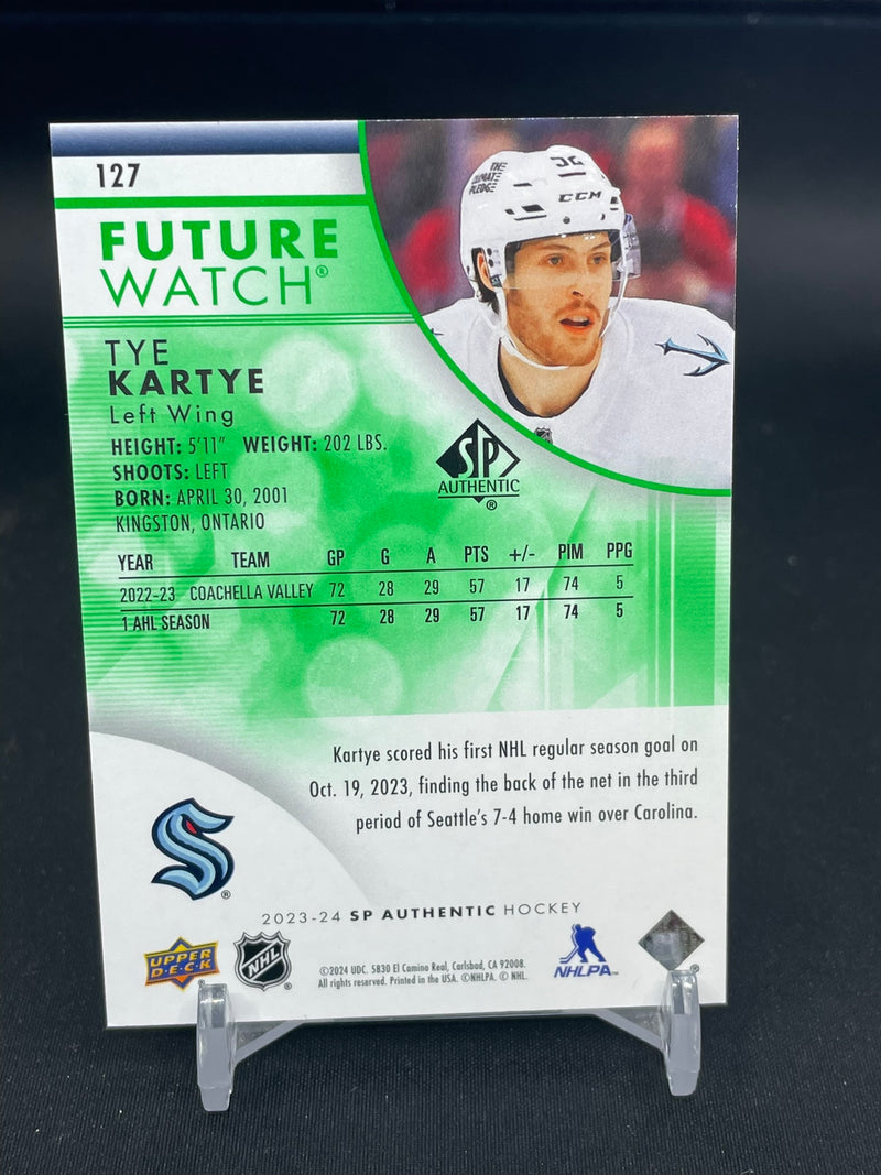 2023 UPPER DECK SP AUTHENTIC - GREEN FUTURE WATCH - T. KARTYE - #127 - #'D/199 - RC