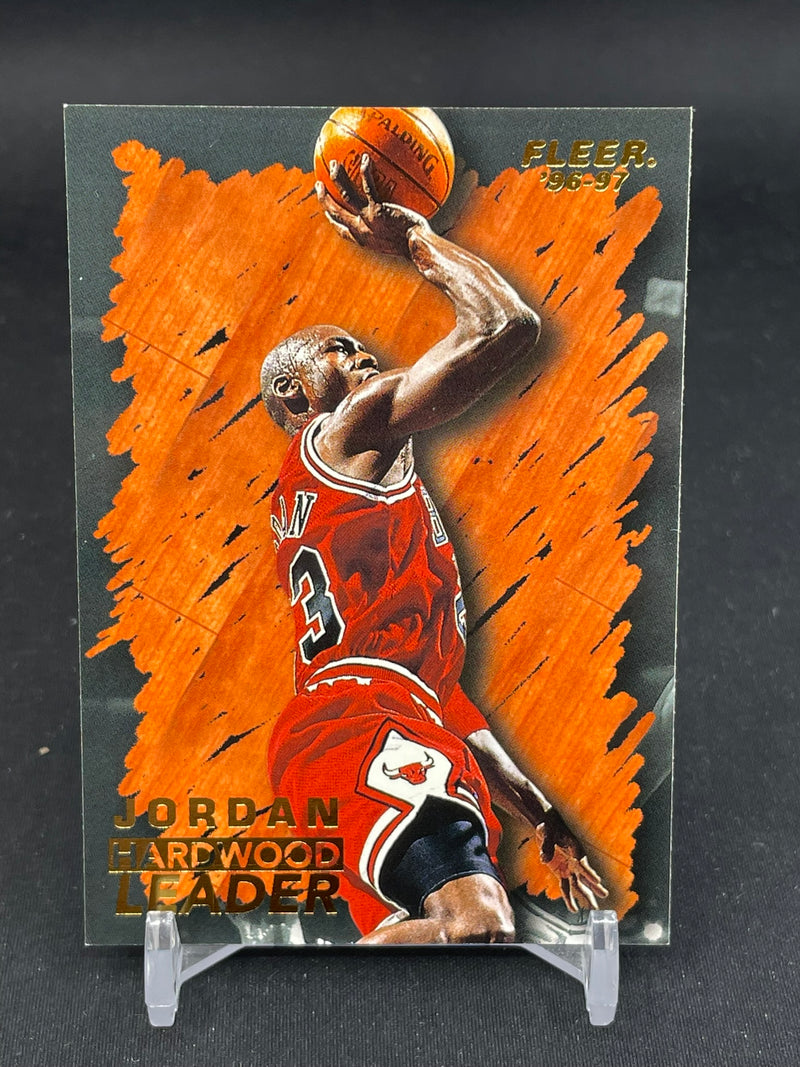 1996 FLEER - HARDWOOD LEADER - M. JORDAN -