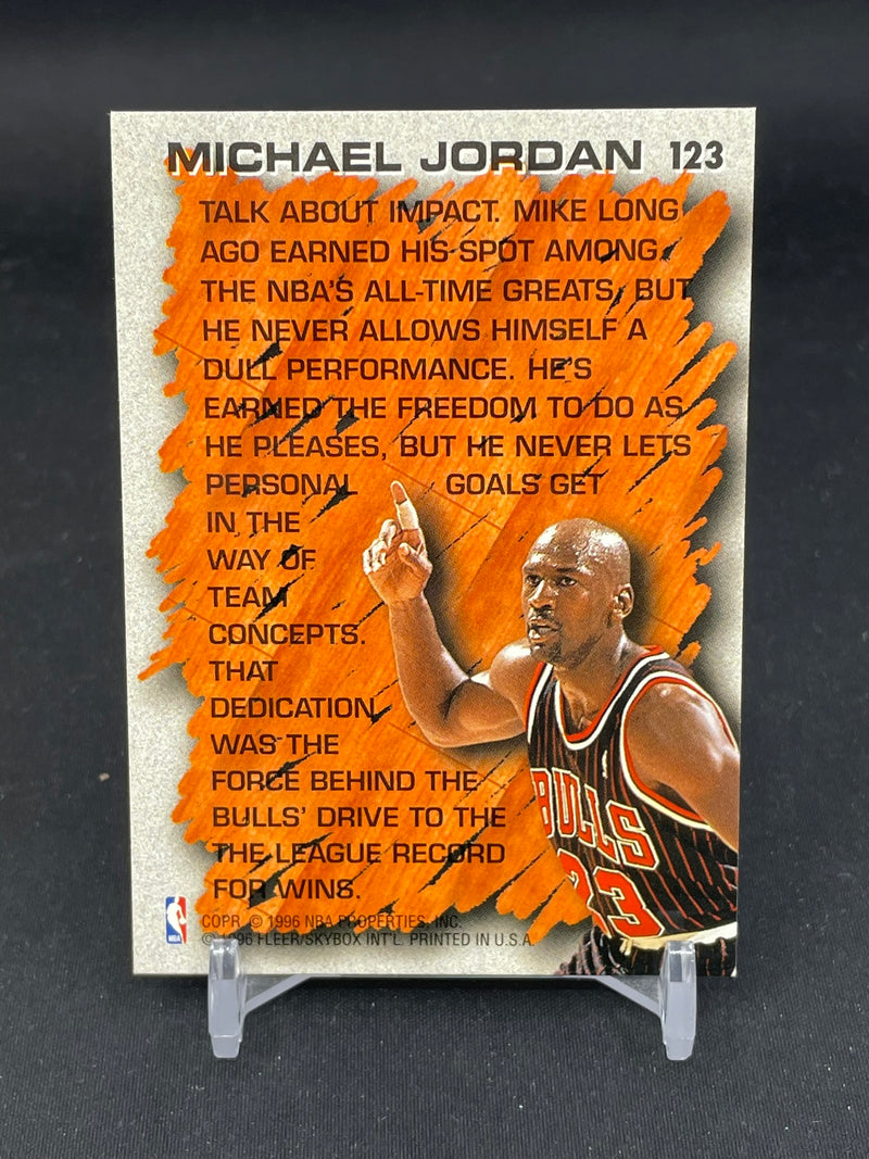 1996 FLEER - HARDWOOD LEADER - M. JORDAN -