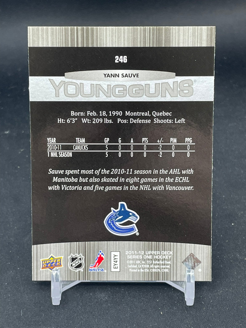 2011 UPPER DECK SERIES ONE - YOUNG GUNS - Y. SAUVE -