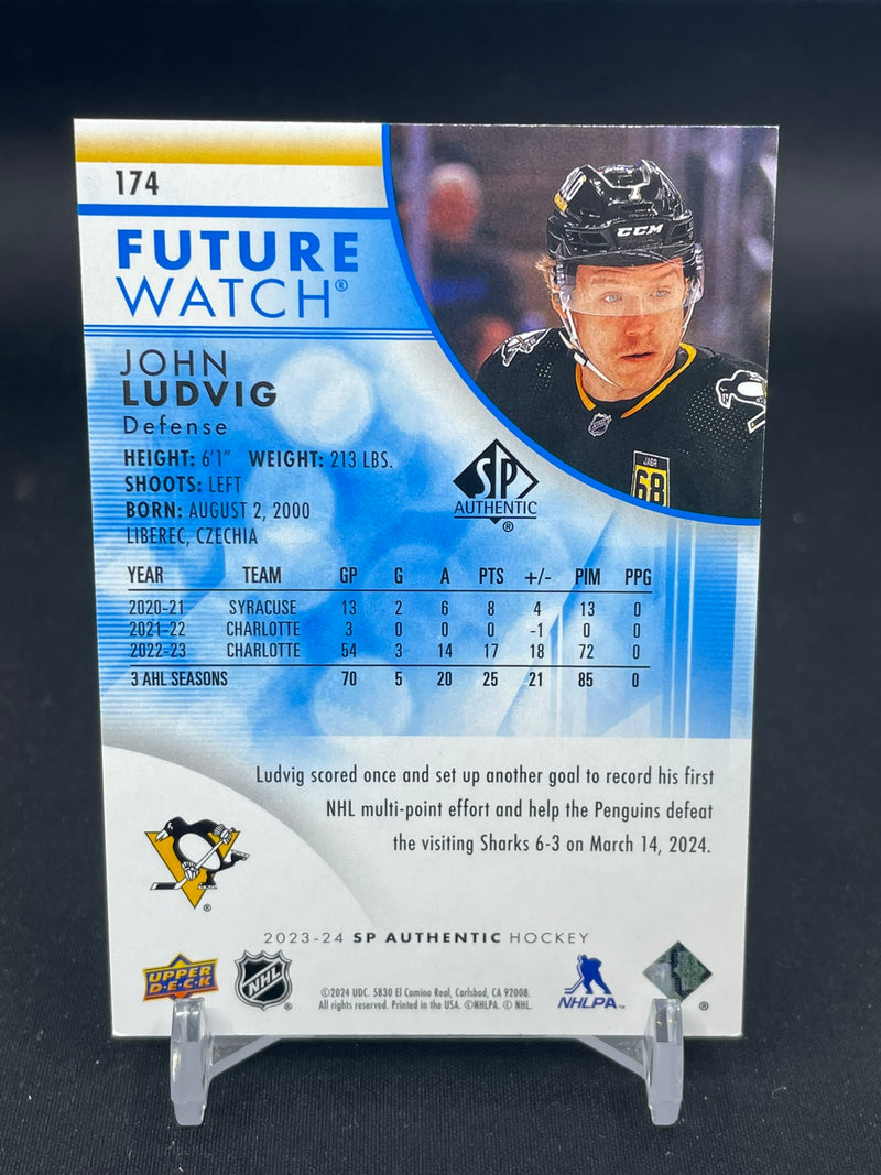 2023 UPPER DECK SP AUTHENTIC - BLUE FUTURE WATCH - J. LUDVIG - #174 - #'D/399 - RC