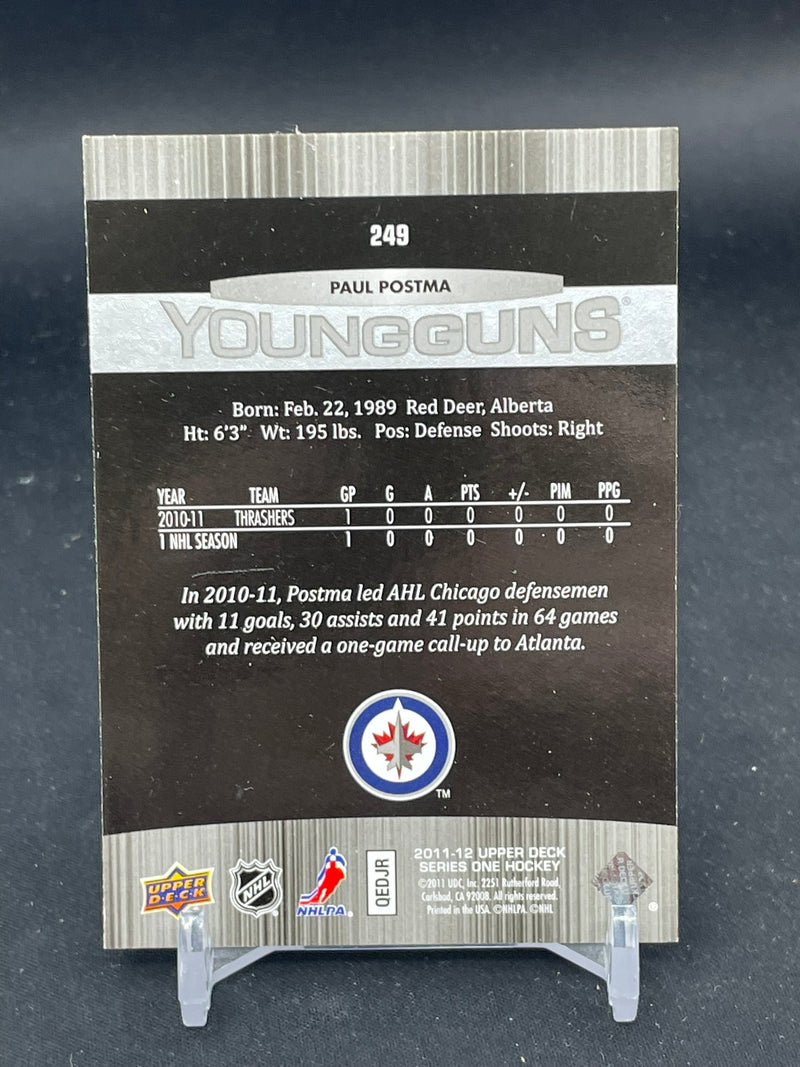 2011 UPPER DECK SERIES ONE - YOUNG GUNS - P. POSTMA -