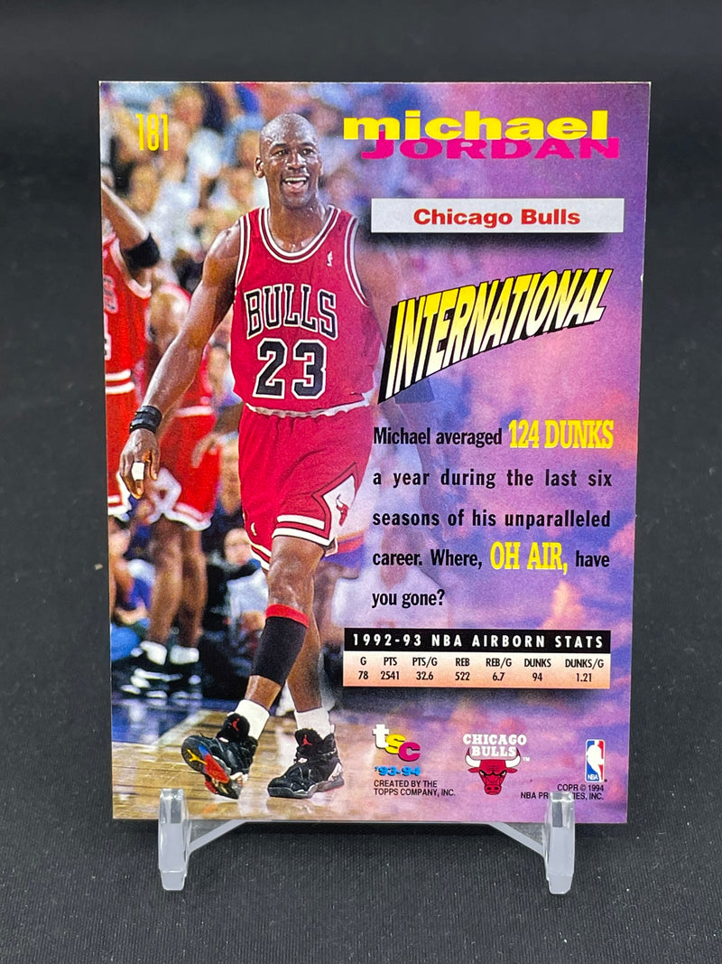 1993 TOPPS STADIUM CLUB - FREQUENT FLYERS - M. JORDAN -