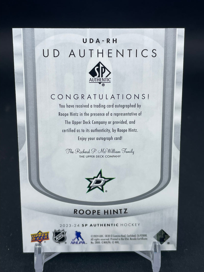 2023 UPPER DECK SP AUTHENTIC - UD AUTHENTICS - R. HINTZ -