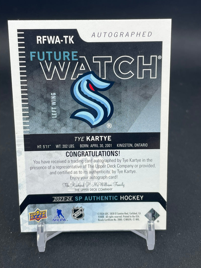 2023 UPPER DECK SP AUTHENTIC - RETRO FUTURE WATCH AUTO - T. KARTYE - #RFWA-TK - #'D/799 - AUTOGRAPH - RC