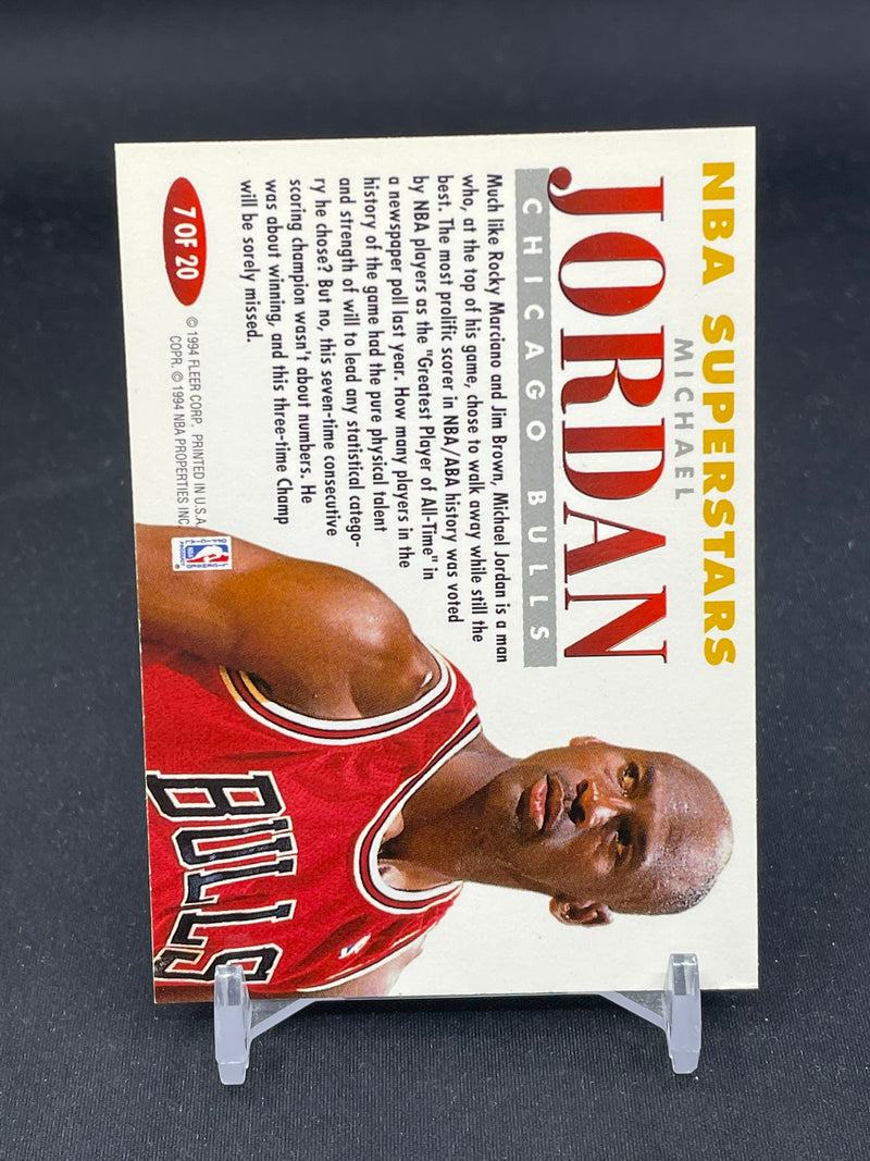 1993 FLEER - NBA SUPERSTARS - M. JORDAN -