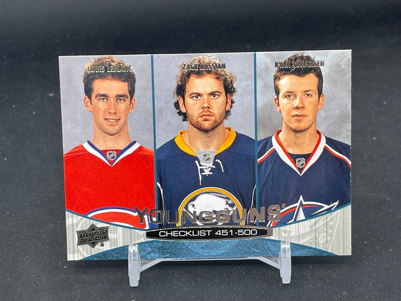 2011 UPPER DECK SERIES TWO - YOUNG GUNS CHECKLIST - L. LEBLANC / Z. KASSIAN / R. JOHANSEN -